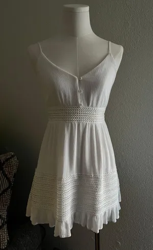 Garage White Mini Dress thumbnail 1