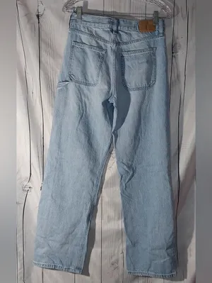Aeropostale Light Blue High Rise Baggy Relaxed 90's Y2K Classic Eveeyday Jeans thumbnail 2