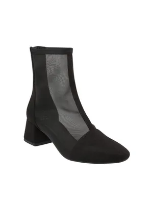 A New Day Celaena Mesh Block Heel Mid-Calf Boots with Memory Foam Black 8.5M thumbnail 8