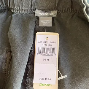 Aerie Charcoal High Waisted Tie-Waist Pants thumbnail 4