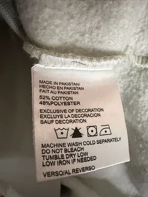 Light Sage Crewneck Sweater with Pink Sleeve Detail thumbnail 5
