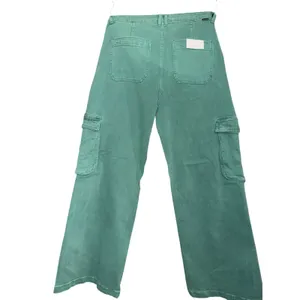 Risen Jeans Jade Green Cargo Pants Wide Leg High Rise NWT 2XL RDP5502X thumbnail 2