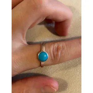 925 sterling silver ring band size 7.75 blue lot d1 thumbnail 2