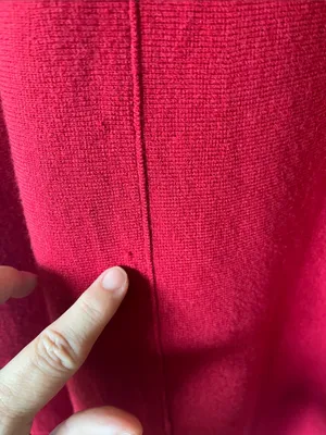 Ann Taylor Red A-Line Skirt with Gold Buttons thumbnail 7