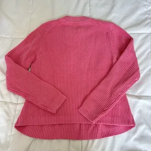 French Connection Nadia Mozart‎ Aurora Pink Chunky Cotton Sweater Womens Small thumbnail 5