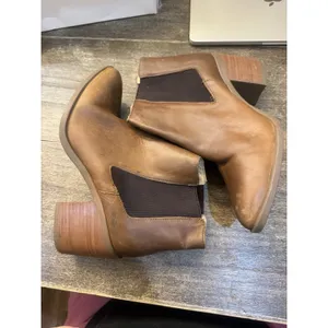 NEW Nisolo‎ Heeled Chelsea Commuter Leather Brown Ankle Boot Size 11 thumbnail 3