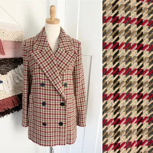 & Other Stories Houndstooth Coat Sz 8 thumbnail 2