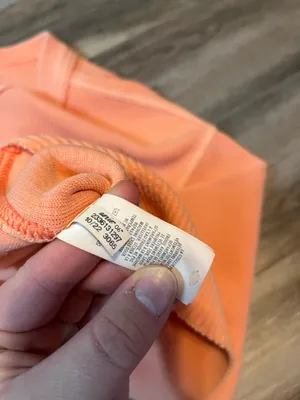 Aerie Wonder Peach Coral V-Neck Sweatshirt thumbnail 5