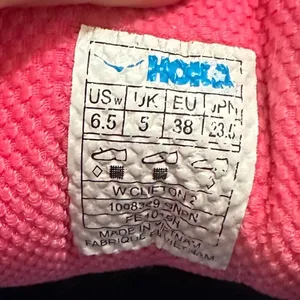 Hoka | Women's Grey Pink One One Clifton 2 Running Shoes Sneakers,‎ Size 6.5W thumbnail 7