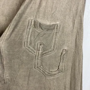 POL Gray Sleeveless T Shirt Tunic Top L thumbnail 4