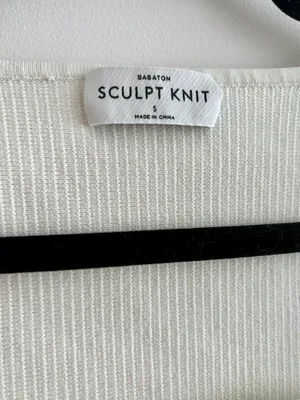 Aritzia Babaton Sculpt Knit Sweetheart Long Sleeve Top thumbnail 4
