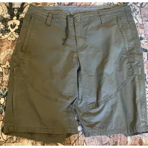 Kuhl Shorts Womens 6 Green Splash 9.5 Inseam Hiking Cargo Outdoor Camping Trail thumbnail 1