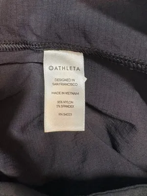 Athleta Women's Mod Trekkie Shorts 291730 Black Stretch Ripstop Zip Pockets Sz 8 thumbnail 6