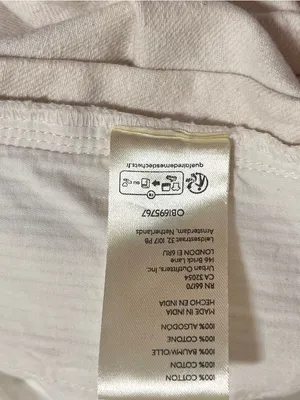 Free People Cool Harbor Wide Leg Pants XS Off-White thumbnail 4