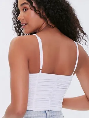 Forever 21 White Tank Top thumbnail 2