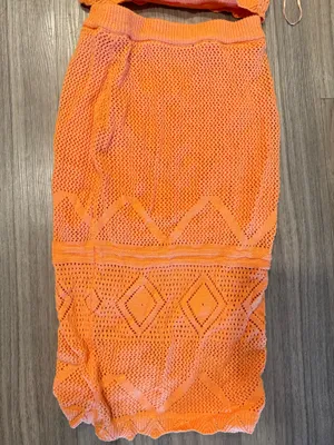 Crochet orange set thumbnail 3