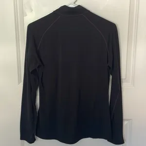 Paradox Merino Blend Base Layer Quarter Zip Large Black thumbnail 2
