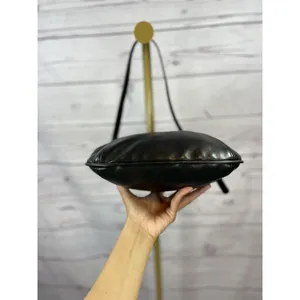 Vintage Coach 9204 Black Leather Slim Shoulder Bag Crossbody Purse thumbnail 3