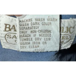 Vintage Banana Republic Safari & Travel Floral Cotton Denim Printed Jean‎ Vest M thumbnail 7