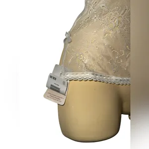 Affinitas white Lace Sheer Chemise thumbnail 3