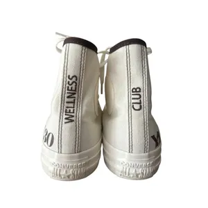 Converse By You High Top Shoe Sneaker‎ Womens 7.5 White Brown Wellness Club thumbnail 2