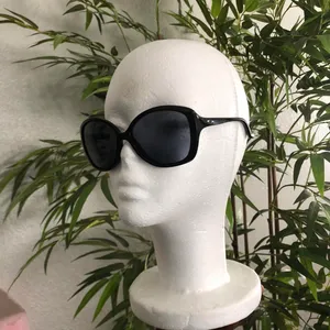 Oakley Black Wrap Around Oversize Round Women Sunglasses Made in USA Gothic Streetwear thumbnail 6