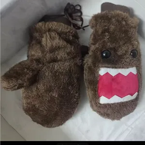 Brown Furry Monster Mittens thumbnail 8