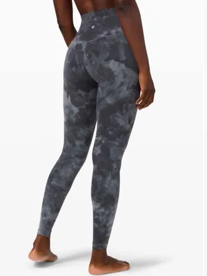 Lululemon Align Pant Diamond Dye Full Length Leggings Size 8 Pitch Graphite Gray thumbnail 4