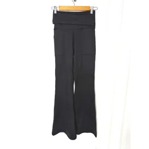 OFFLINE by Aerie Foldover Flare Leggings Black High Rise Pockets S thumbnail 6