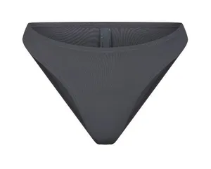 SKIMS Gunmetal Gray Midwaist Swim Bottoms Size XL NEW NWT thumbnail 1