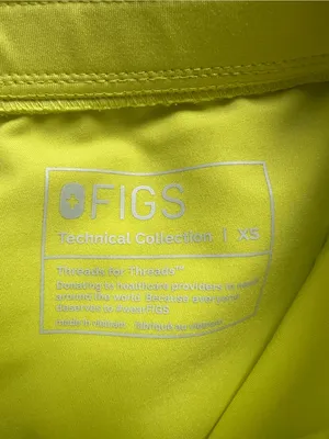 FIGS Technical Collection Zamora Jogger Scrub Pants Chartreuse Lime Green XS thumbnail 4