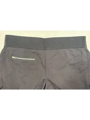 Athleta Women's Mod Trekkie Shorts 291730 Black Stretch Ripstop Zip Pockets Sz 8 thumbnail 3
