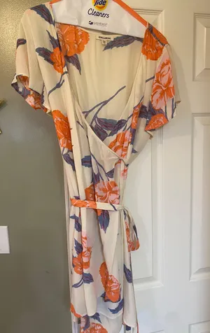 Billabong Floral Wrap Dress thumbnail 1