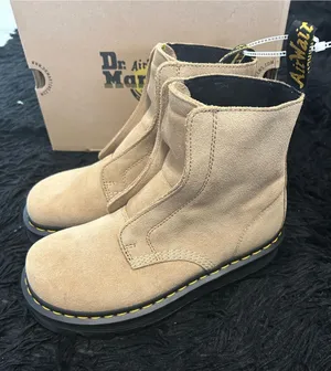DR MARTENS Zebzag laceless leather boots booties shoes women’s 9 new thumbnail 1