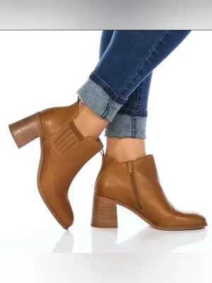 Lucky Brand Debruh Heeled Bootie Medium Dark Brown Size 8 thumbnail 3