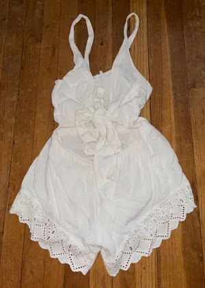Ruby & Jenna White Romper thumbnail 3
