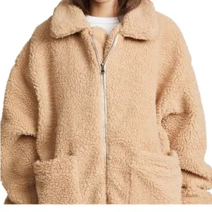 I.AM.GIA Pixie Teddy Coat in Caramel Tan XS thumbnail 4