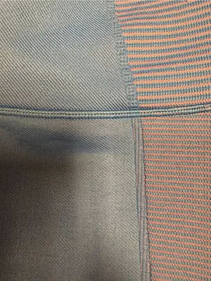 OFFLINE by Aerie Blue Pink Textured 7/8 High Rise Seamless Leggings XL thumbnail 3