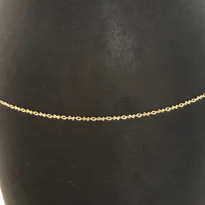 Gold Link X and O Hugs and Kisses Belly Chain / Belt New 38" adjustable thumbnail 4