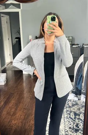 Banana Republic Grey Blazer thumbnail 1