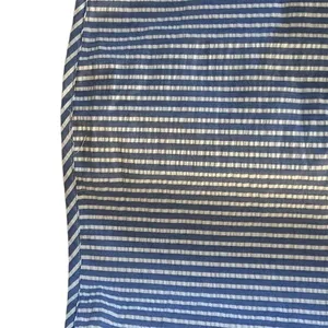 Blair Women's Striped‎ Tunic Top Blue/White V-Neck 3/4 Sleeve M thumbnail 2