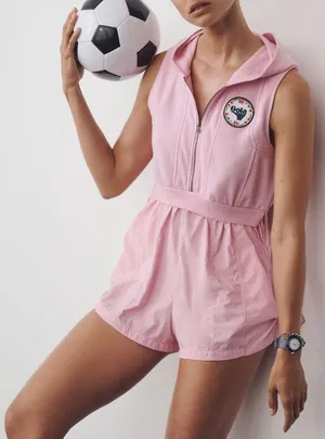 Anthropologie Gola x Front Zip Sporty Romper, Size XS thumbnail 1
