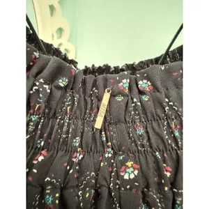 Misa Los Angeles Saskiya Black Multi Off-The-Shoulder‎ Printed Blouse Size Small thumbnail 8