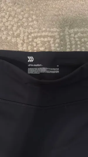 All in Motion Biker Shorts Black thumbnail 2