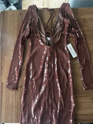 Bardot Mini Dress Sequin 4 thumbnail 1