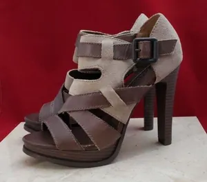 Calvin Klein Jeans Heels Two Tone Brown Heels - Size 7.5 thumbnail 1