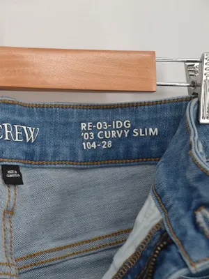 J. Crew '03 Curvy Slim Jeans Light Wash Size 30 thumbnail 5