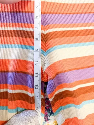 Vrg Grl Striped Sweater Knit Pants Multiple Size M thumbnail 6