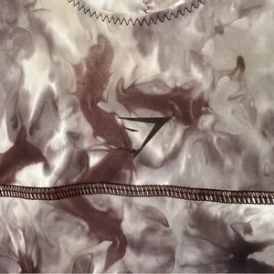Gymshark Elevate All In One Bodysuit Romper Brown Tie Dye Women’s Large L Yoga thumbnail 9