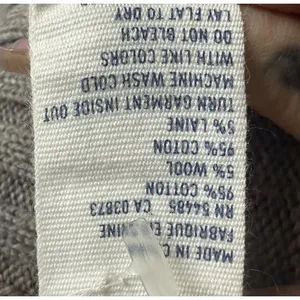 American Eagle AOE Fall 2010 Y2K Striped Cardigan L Wool Grey Preppy Millennial thumbnail 7